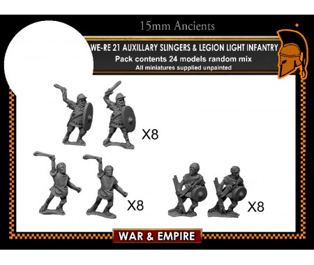 WE-RE21 Auxiliary Slingers & Legionary Light Infantry